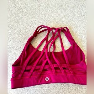 Lululemon sports bra size 4 maroon